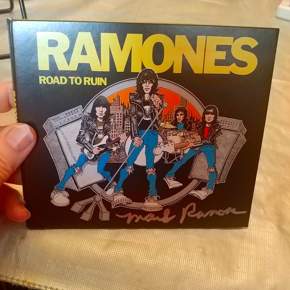 Autographed by Marky Ramone CD